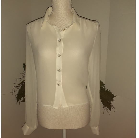 Whimsy Clothing Sheer Lace & Cut Out Back Chiffon - Picture 8 of 8